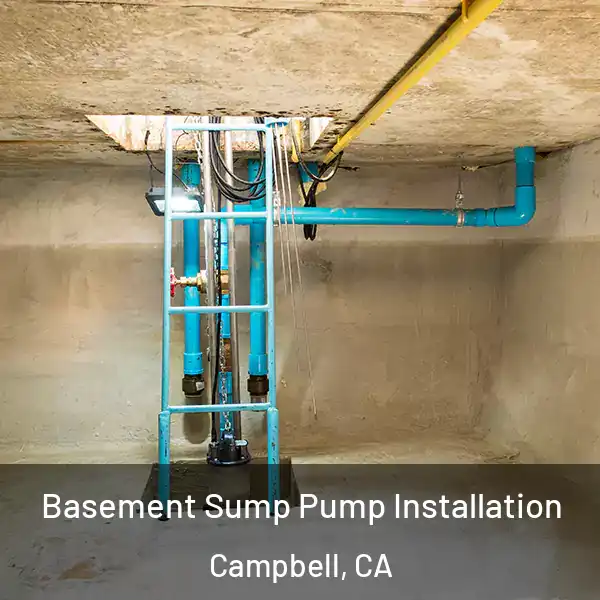  Basement Sump Pump Installation Campbell, CA