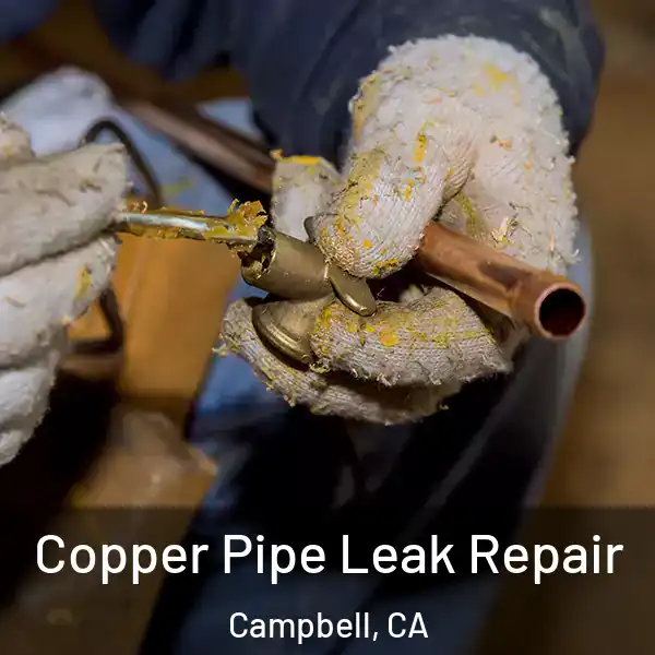  Copper Pipe Leak Repair Campbell, CA